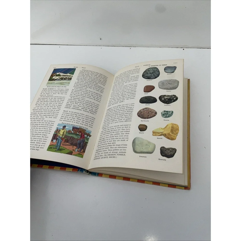 Vintage 1960 The Golden Book Encyclopedia Book 12 Paricutin To Quicksand Book